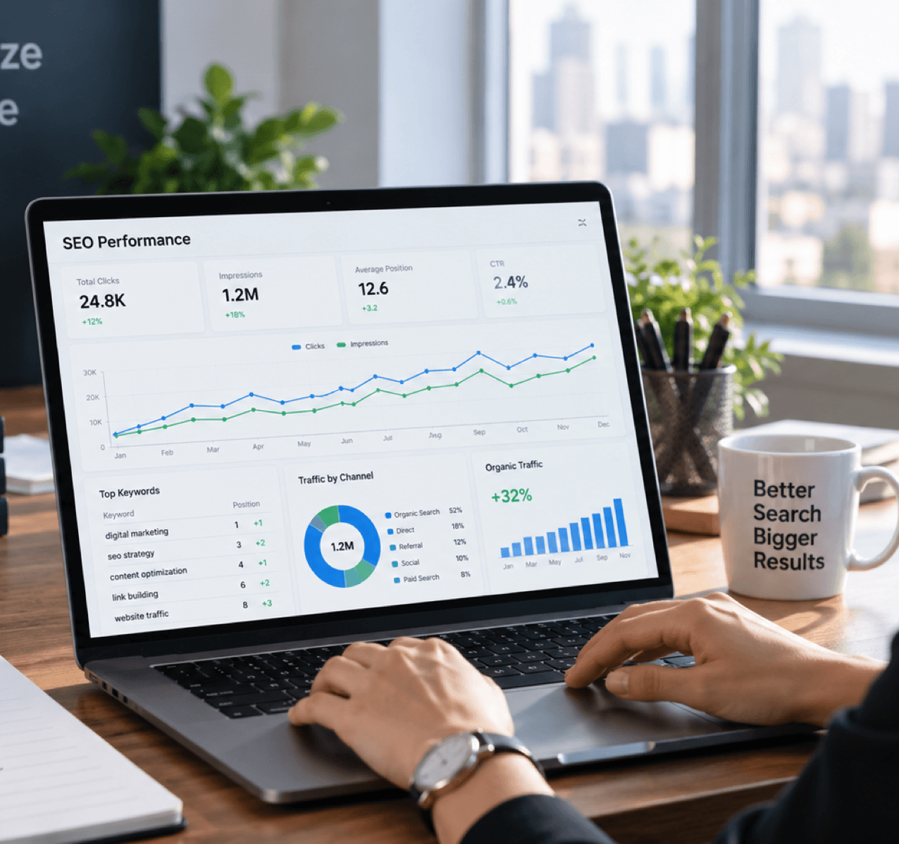 SEO and digital marketing analytics