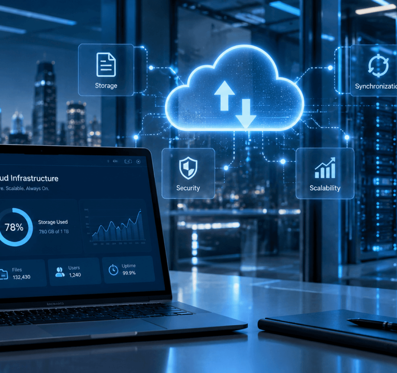 Cloud infrastructure and scalable solutions